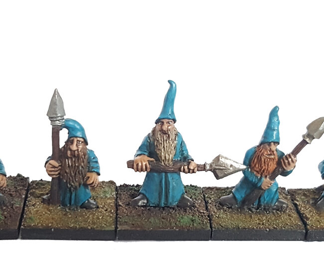 5 Gnome militia with spears
