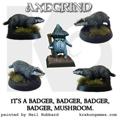 It's a badger, badger, badger, badger, mushroom